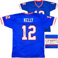 Buffalo Bills Jim Kelly Signed Blue Jersey Beckett BAS product image 1, provided for visual reference and product detail