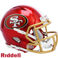 San Francisco 49ers Flash Speed Mini Helmet Riddell New In Box 30736 product image 1, provided for visual reference and