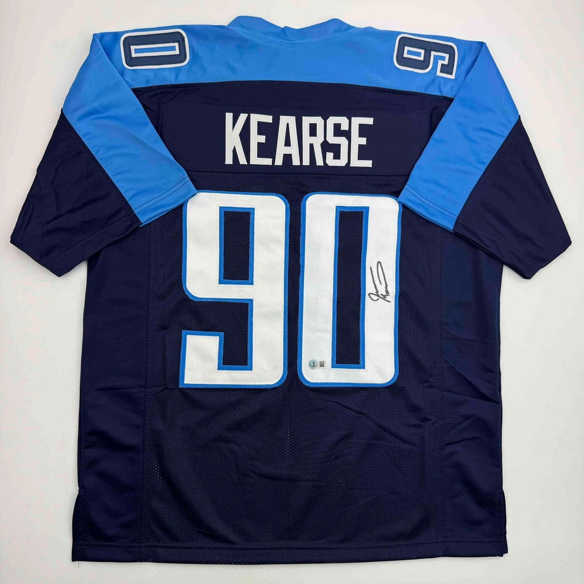 Autographed/Signed JEVON KEARSE Tennessee Dark Blue Jersey JSA COA Auto product image 1, provided for visual reference and