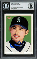Ichiro Suzuki Signed 2002 Topps 206 Card #22 Seattle Mariners Beckett BAS product image 1, provided for visual reference and