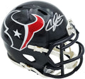 Andre Johnson Signed Houston Texans Blue Speed Mini Helmet Beckett BAS product image 1, provided for visual reference and