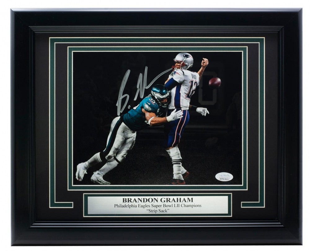 Brandon Graham Philadelphia Eagles Signed Framed 8x10 SB Spotlight Photo JSA ITP product image 1, provided for visual
