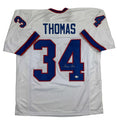 Autographed/Signed THURMAN THOMAS Buffalo White Jersey JSA COA Auto product image 1, provided for visual reference and