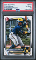 Graded 2025 Topps Bowman Jesus Made #BP66 Paper Rookie RC Card PSA 10 product image 1, provided for visual reference and