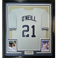 FRAMED Signed PAUL O'NEILL 35x39 New York Grey Jersey JSA COA Auto product image 1, provided for visual reference and