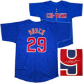 Chicago Cubs Michael Busch Signed Blue Jersey Beckett BAS product image 1, provided for visual reference and product detail