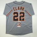 Signed Jack Clark The Ripper San Francisco Grey Jersey JSA COA Auto product image 1, provided for visual reference and