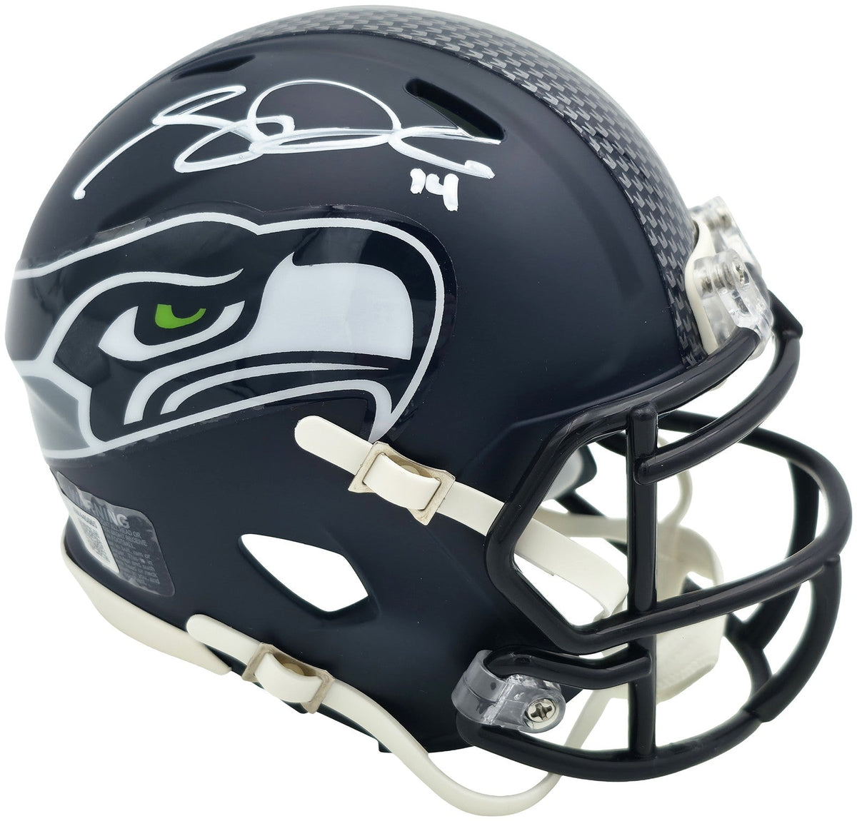 Sam Darnold Seahawks Blue SB LX Champions Signed Speed Mini Helmet Beckett BAS product image 1, provided for visual