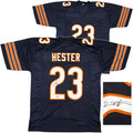 Chicago Bears Devin Hester Signed Blue Jersey Beckett BAS product image 1, provided for visual reference and product detail