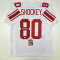 Autographed/Signed JEREMY SHOCKEY New York White Jersey JSA COA Auto product image 1, provided for visual reference and