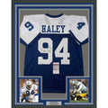 Framed Autographed/Signed Charles Haley 35x39 Dallas TG Day Jersey JSA COA product image 1, provided for visual reference