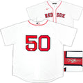 Boston Red Sox Mookie Betts Signed White Nike Jersey Size XL JSA product image 1, provided for visual reference and product