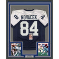FRAMED Signed JAY NOVACEK 35x39 Dallas Thanksgiving Jersey JSA COA product image 1, provided for visual reference and