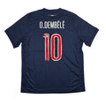 Autographed/Signed Ousmane Dembele PSG Blue Soccer Jersey Beckett BAS COA 1 product image 1, provided for visual reference