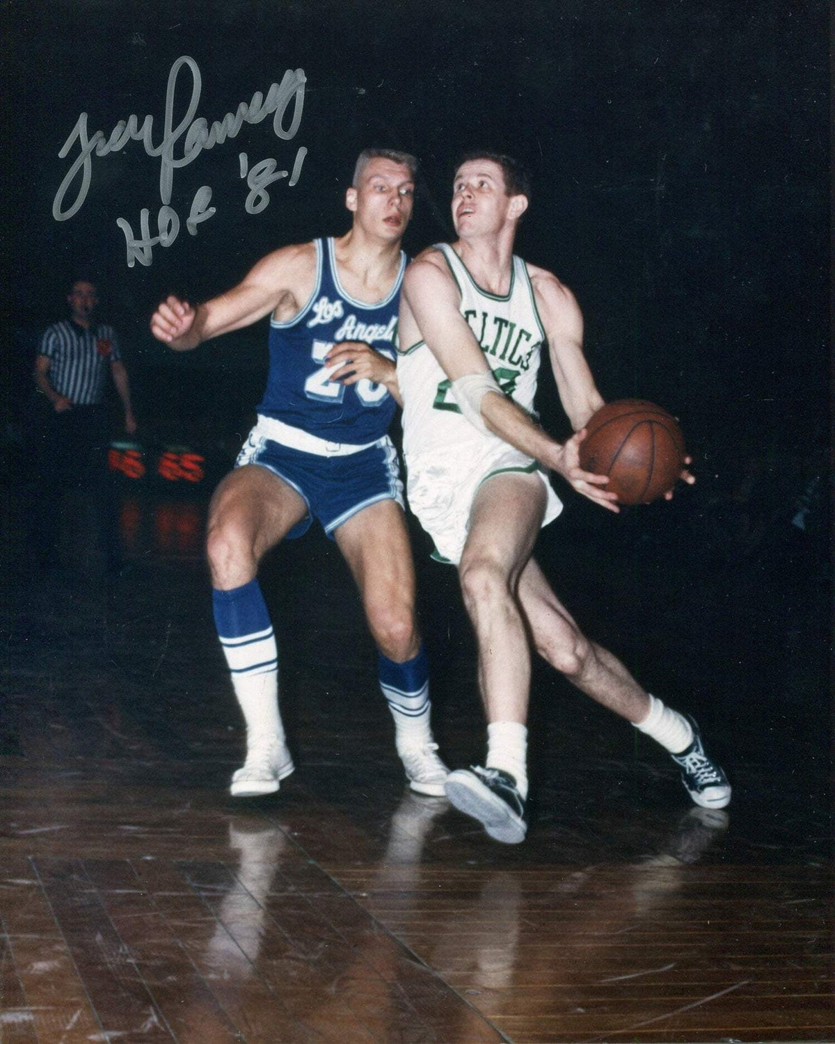 Frank Ramsey "HOF 81" Autographed 8x10 Basketball Photo product image 1, provided for visual reference and product detail