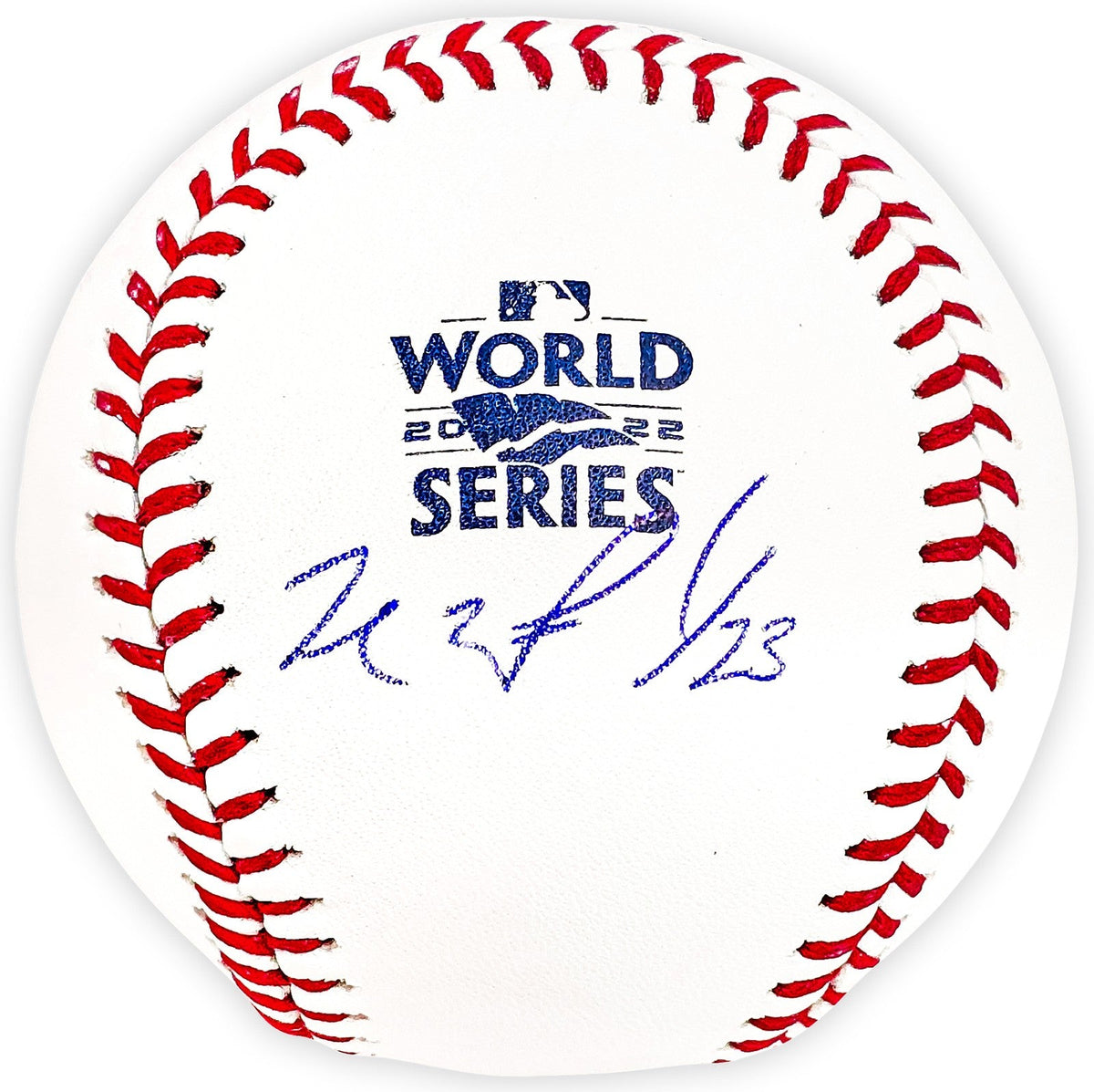 Michael Brantley Signed Official 2022 WS Logo MLB Baseball Astros Beckett BAS product image 1, provided for visual reference