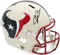 Andre Johnson Houston Texans Cream Signed Replica Speed FS Helmet Beckett BAS product image 1, provided for visual reference