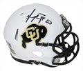 Phillip Lindsay Autographed Colorado Buffaloes White Mini Helmet BAS 34307 product image 1, provided for visual reference