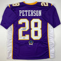 Autographed/Signed Adrian Peterson Minnesota Purple Jersey Beckett COA product image 1, provided for visual reference and