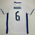 Autographed/Signed Harry Maguire England White Jersey Beckett BAS COA product image 1, provided for visual reference and