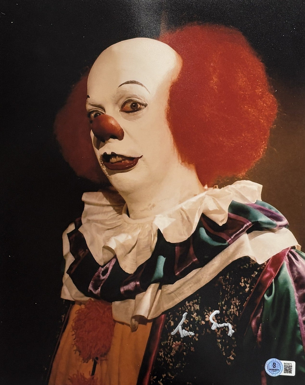 Tim Curry Autographed/Signed IT The Movie 11x14 Photo Beckett 54831 product image 1, provided for visual reference and
