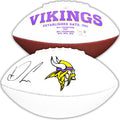 Dalvin Cook Signed Minnesota Vikings White Logo Football Fanatics product image 1, provided for visual reference and product