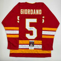 Autographed/Signed Mark Giordano Calgary Red Hockey Jersey JSA COA product image 1, provided for visual reference and