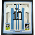 Framed Autographed/Signed Lionel Messi 35x39 Argentina Jersey Beckett COA product image 1, provided for visual reference and