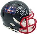 Chevy Chase Signed Christmas Vacation Black Speed Mini Helmet Beckett BAS product image 1, provided for visual reference and