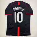 Autographed/Signed Wayne Rooney Manchester United Black 08 Final Jersey COA product image 1, provided for visual reference