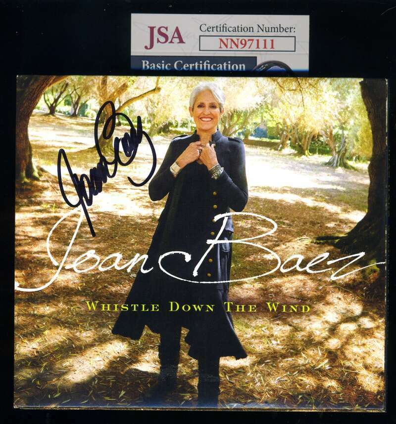 Joan Baez JSA Coa Signed Whistle Down The Wind CD Autograph product image 1, provided for visual reference and product