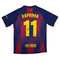 Autographed/Signed Raphinha FC Barcelona Blue #11 Jersey Beckett BAS COA product image 1, provided for visual reference and