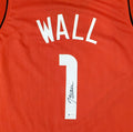Houston Rockets John Wall Signed Red Jersey Beckett BAS product image 1, provided for visual reference and product detail