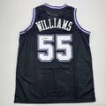 Autographed/Signed JASON WILLIAMS Sacramento Black Jersey PSA/DNA COA product image 1, provided for visual reference and